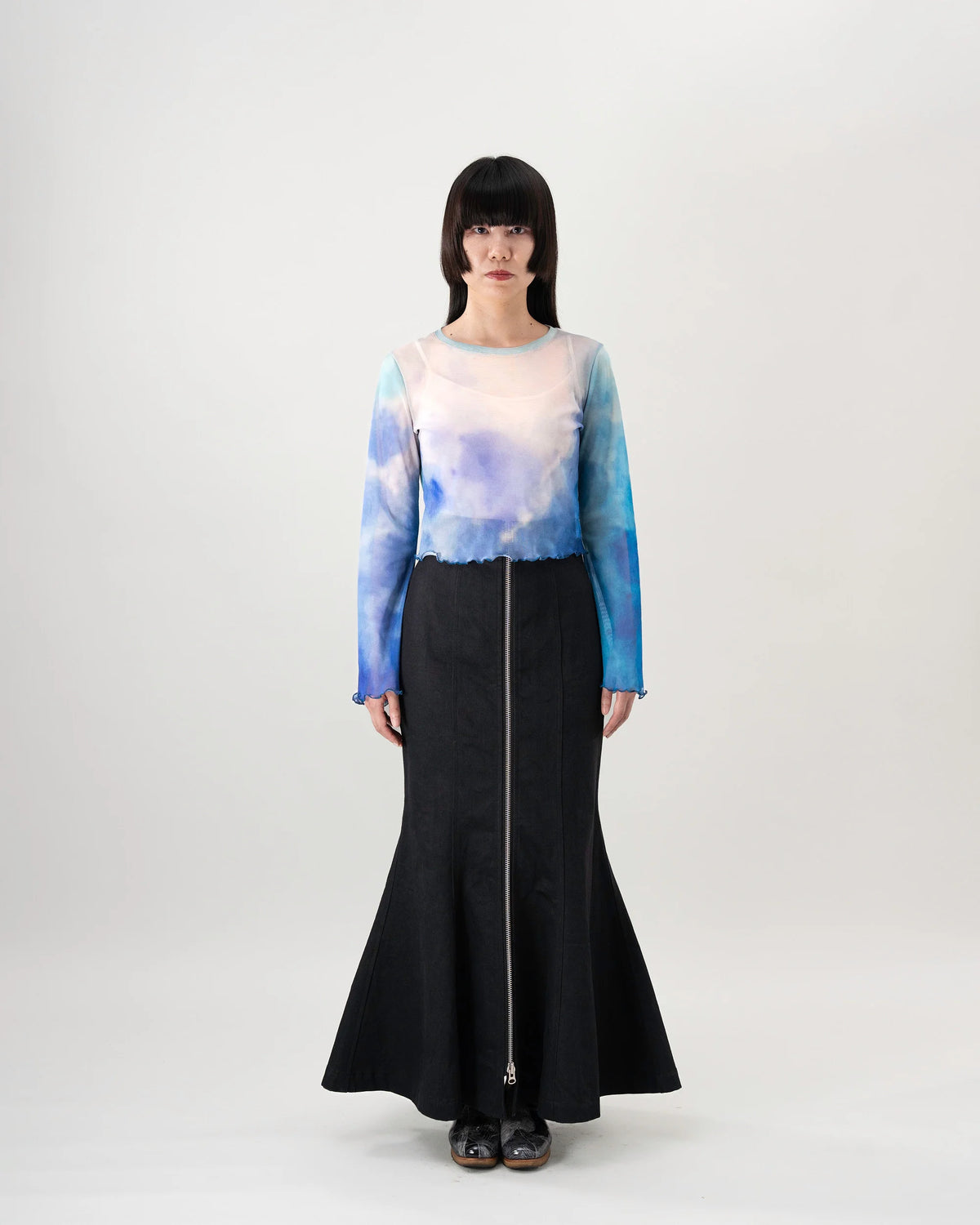 DENIM MARMAID SKIRT