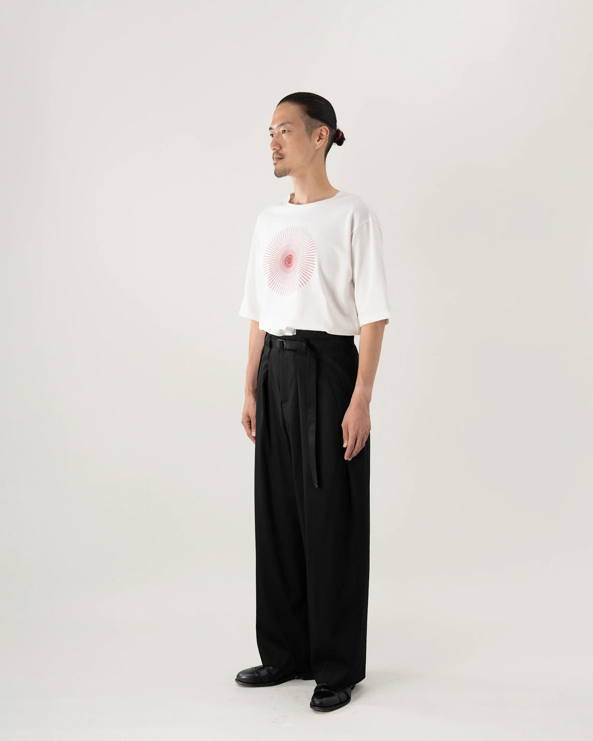 DOUBLE TUCK PANTS (BLACK)