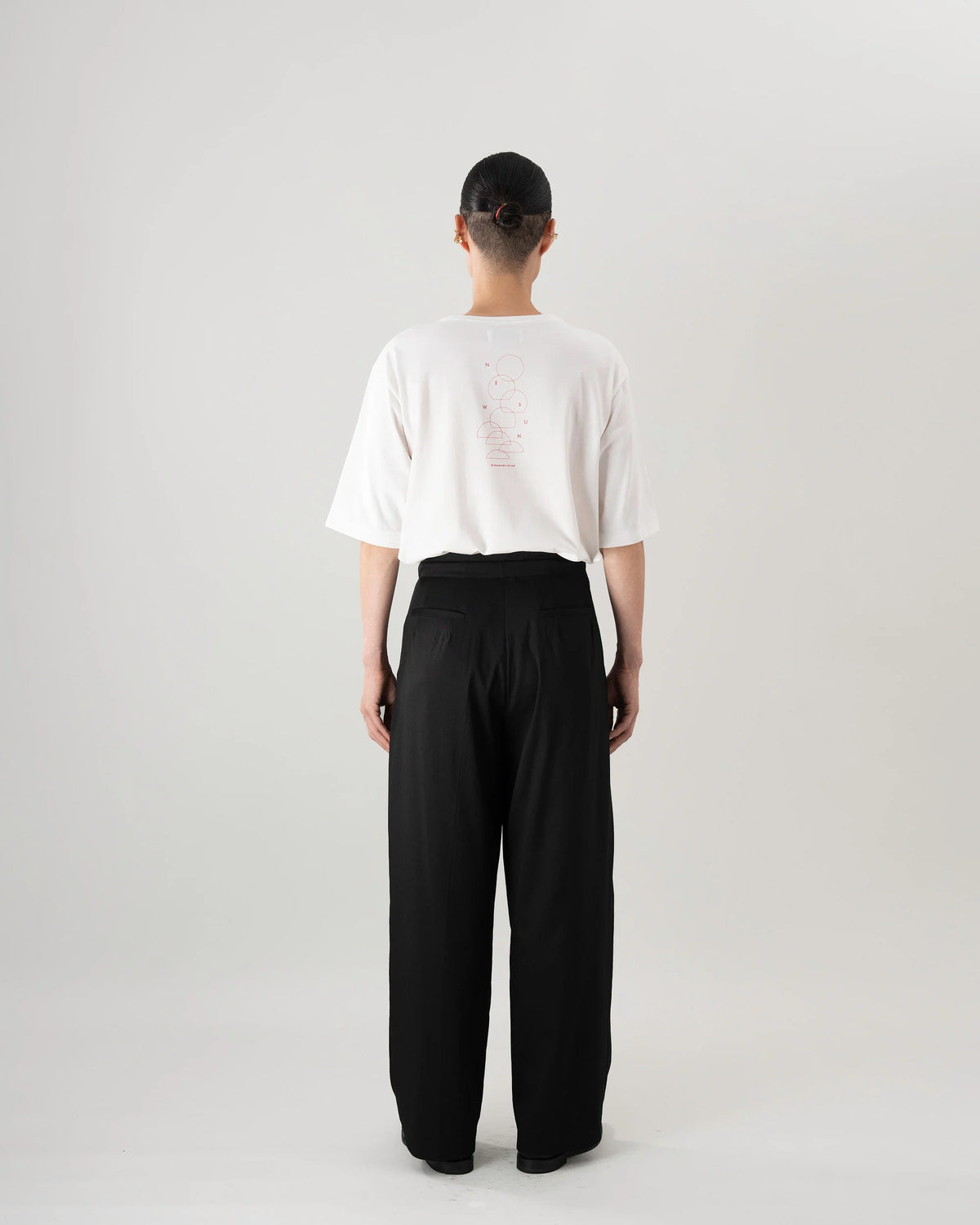 DOUBLE TUCK PANTS (BLACK)