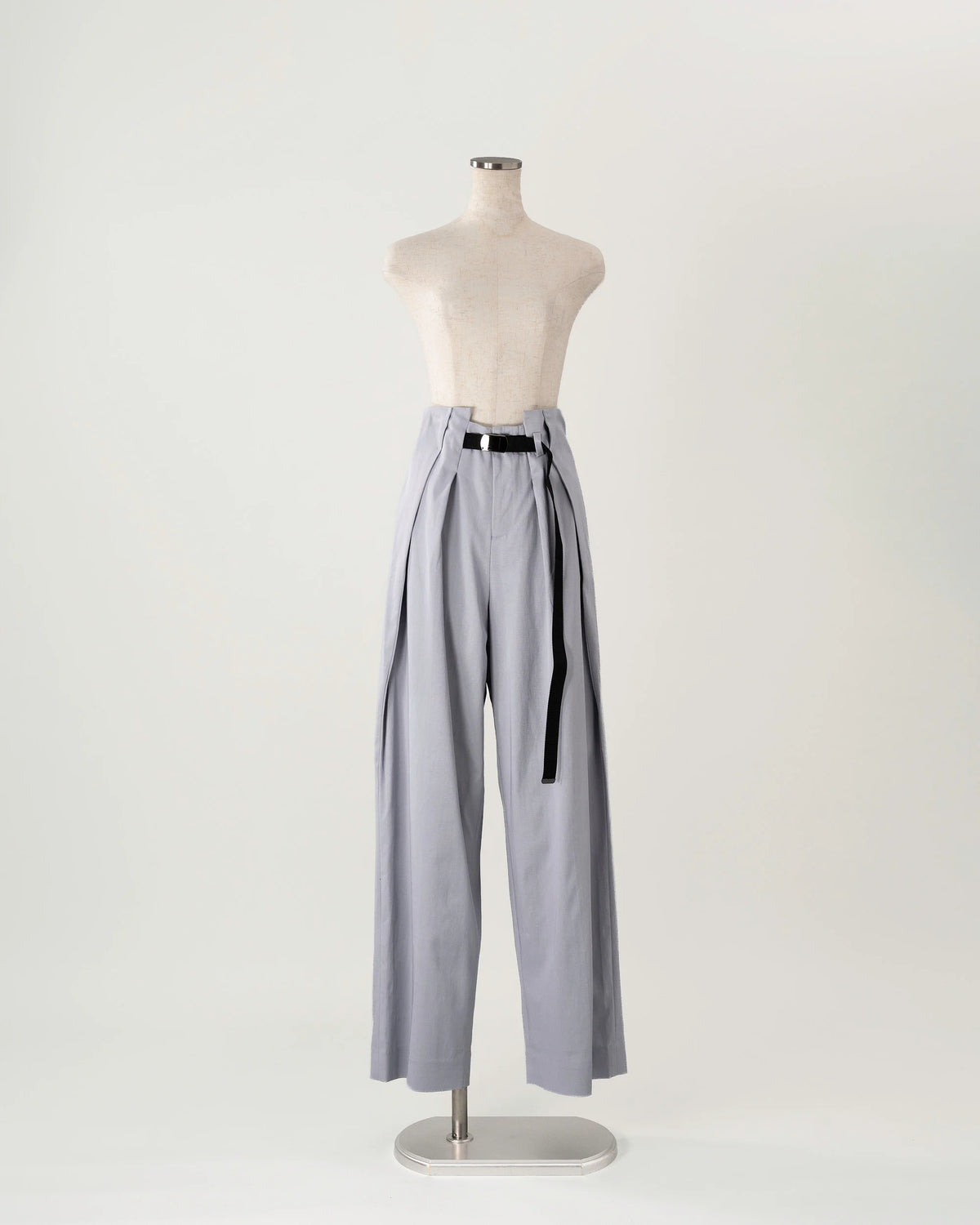 DOUBLE TUCK PANTS (BLUE GRAY)