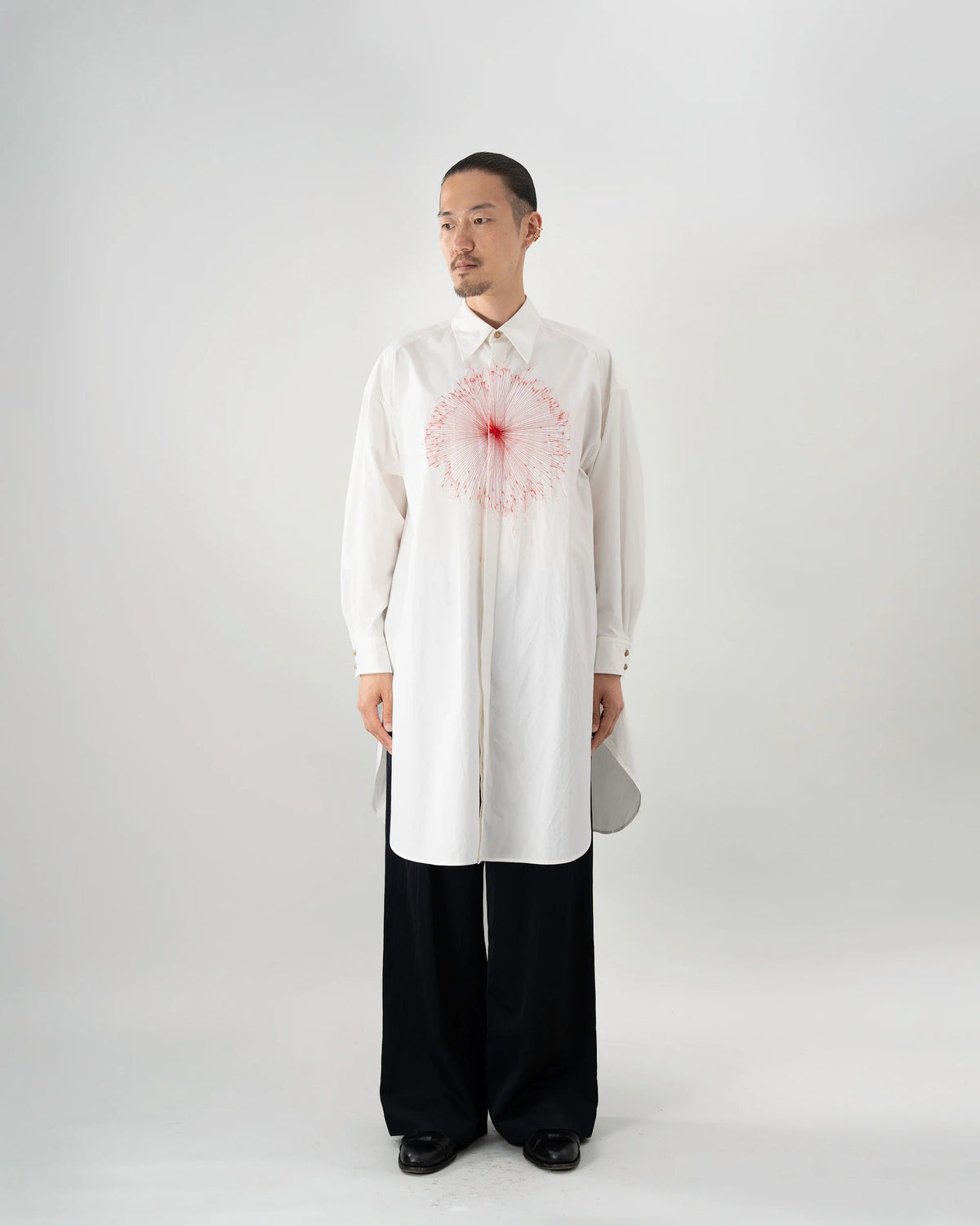 EMBROIDERY SHIRT (WHITE)