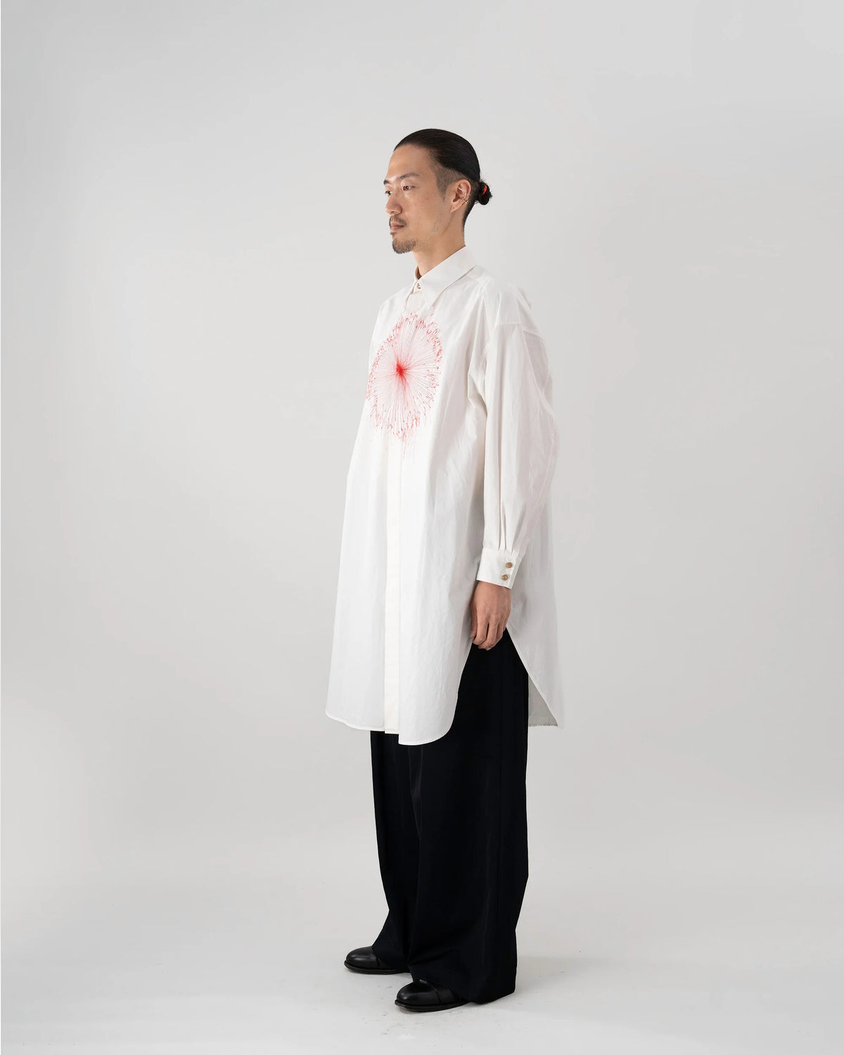EMBROIDERY SHIRT (WHITE)