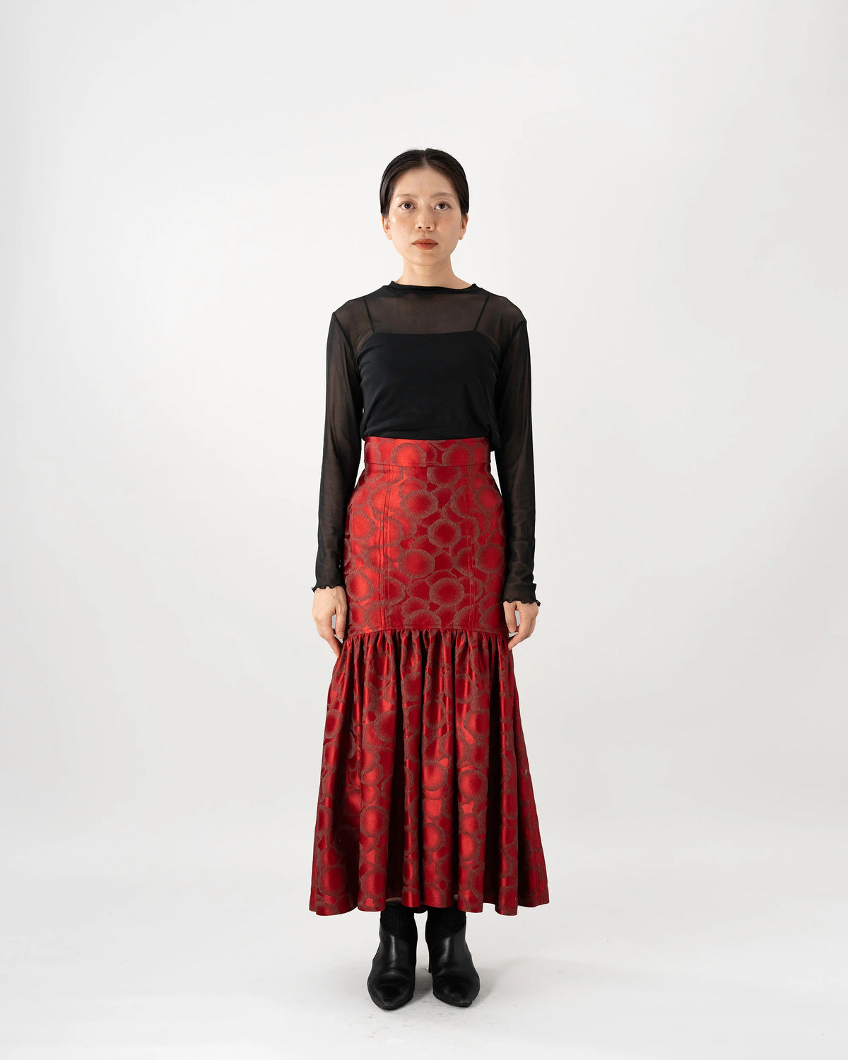 JACQUARD MERMAID SKIRT