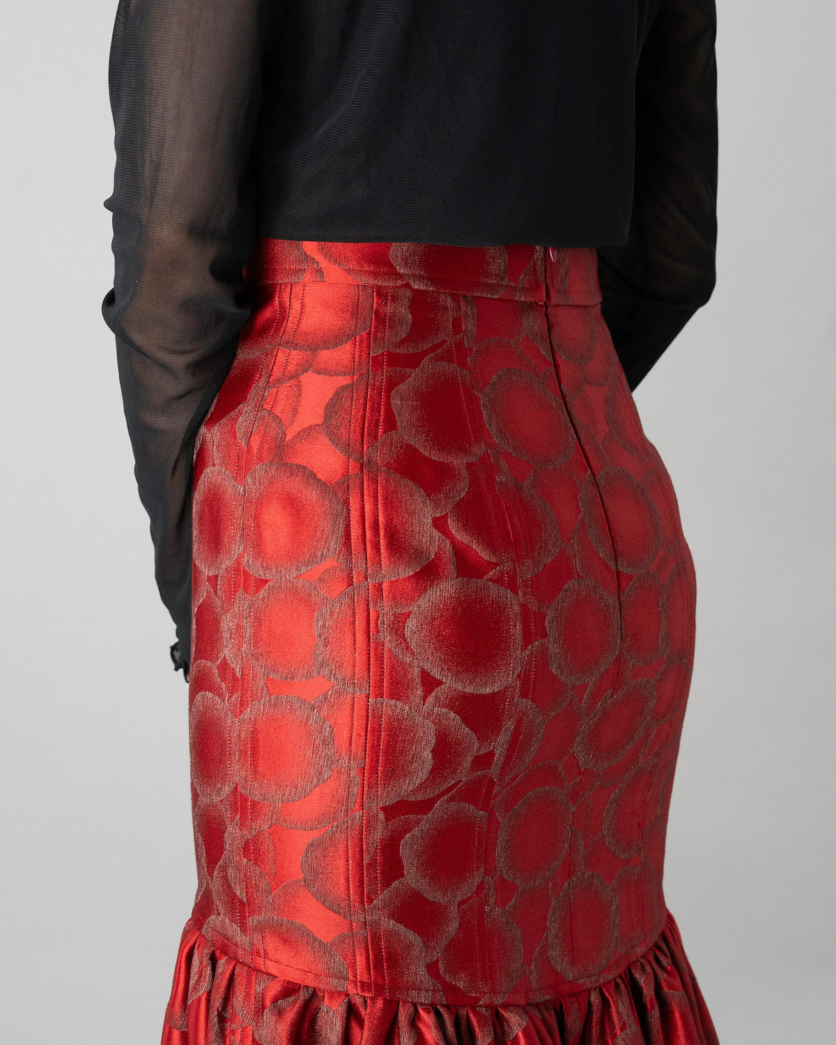 JACQUARD MERMAID SKIRT