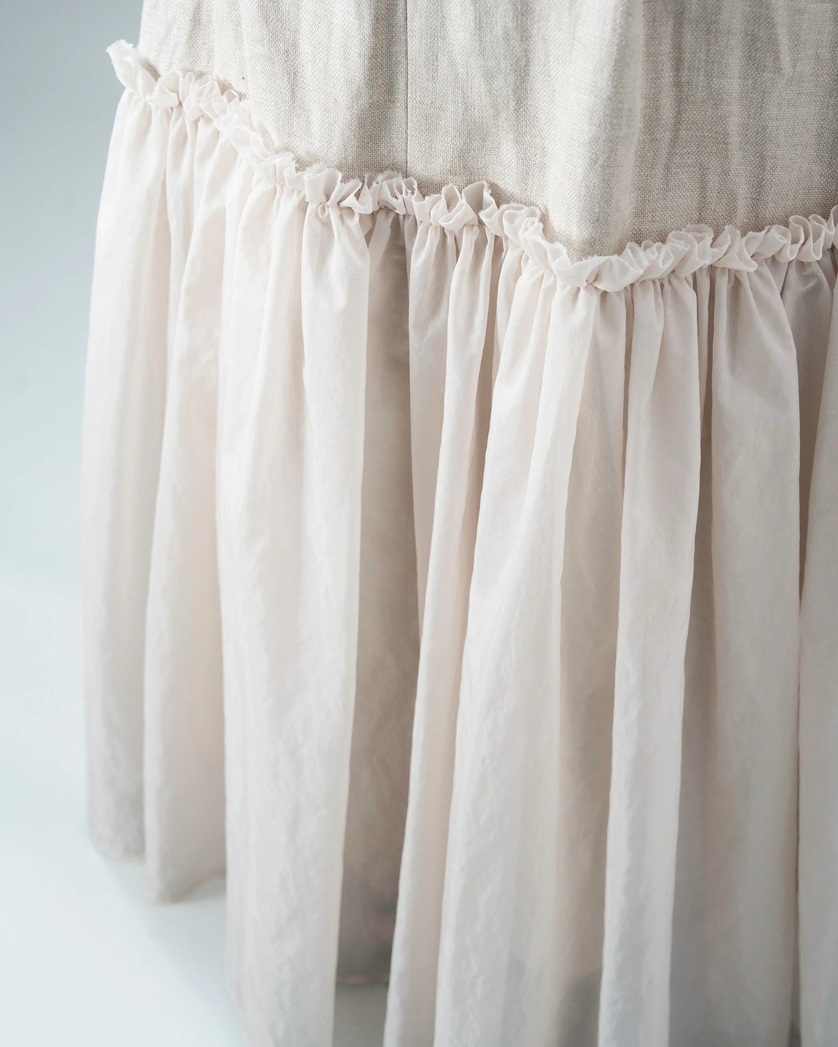LINEN TIERED DRESS