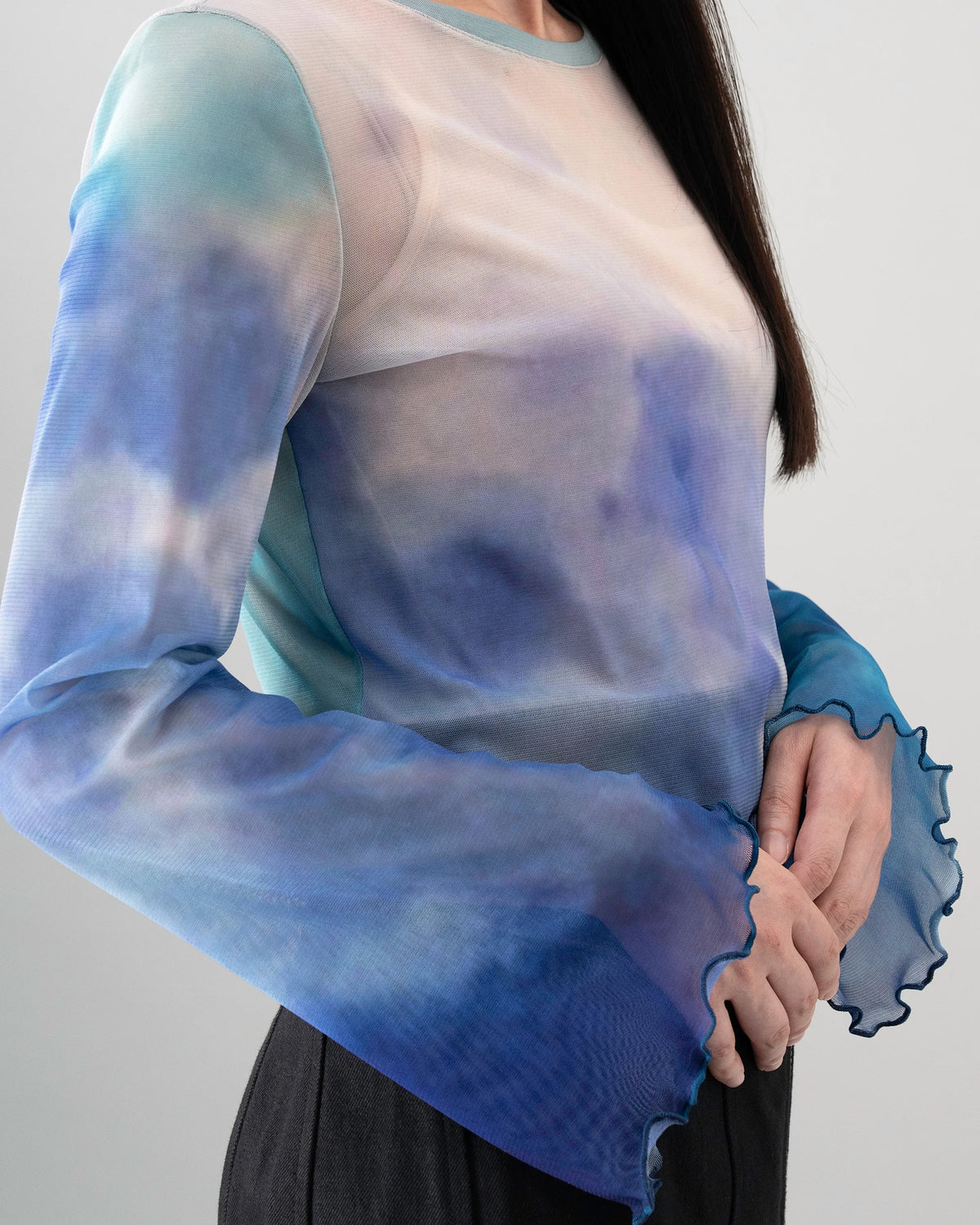NOSTALGIA SHEER SHORT TOPS