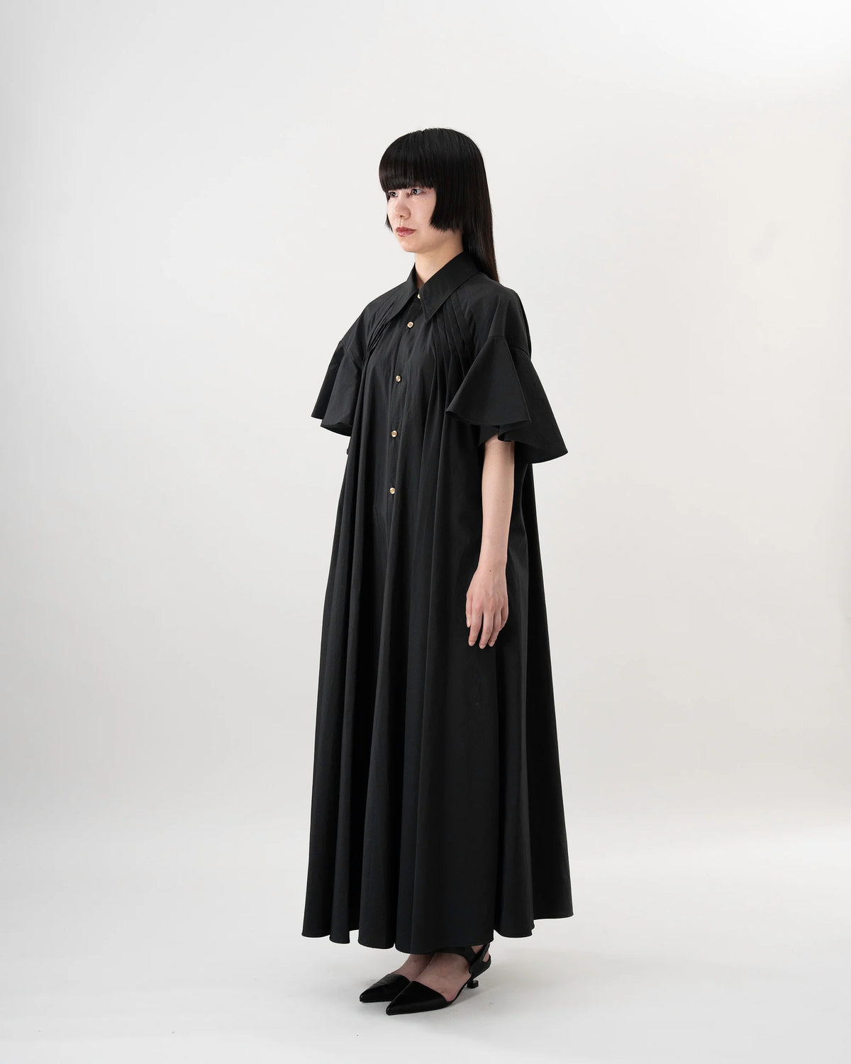 SHIRT DRESS (BLACK)
