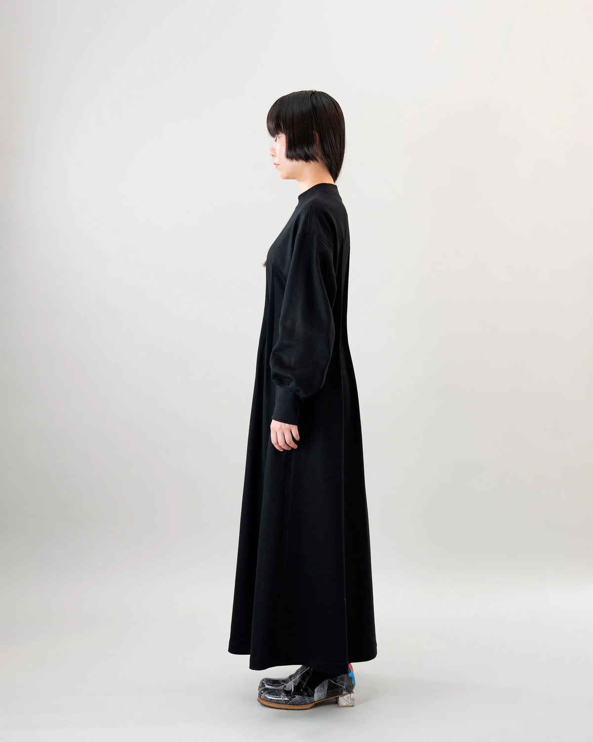 SWEAT DRESS (BLACK)