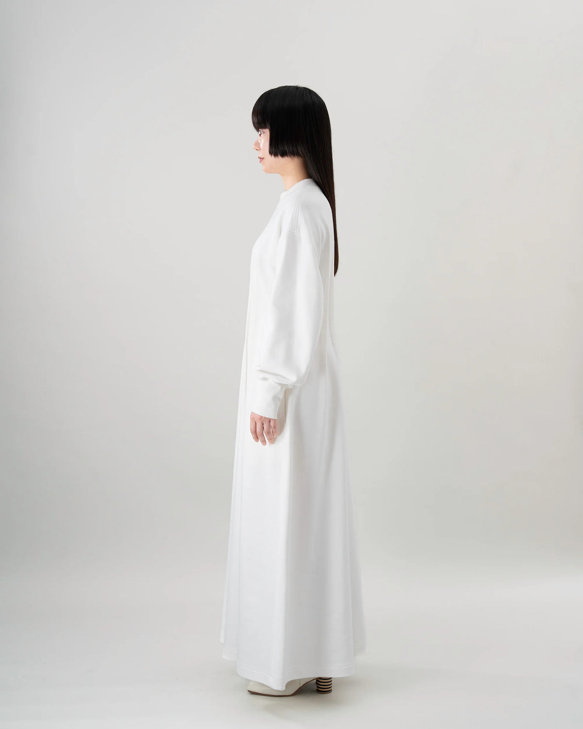 SWEAT DRESS (WHITE)