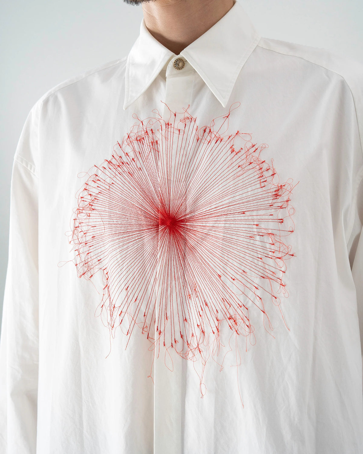 EMBROIDERY SHIRT (WHITE)