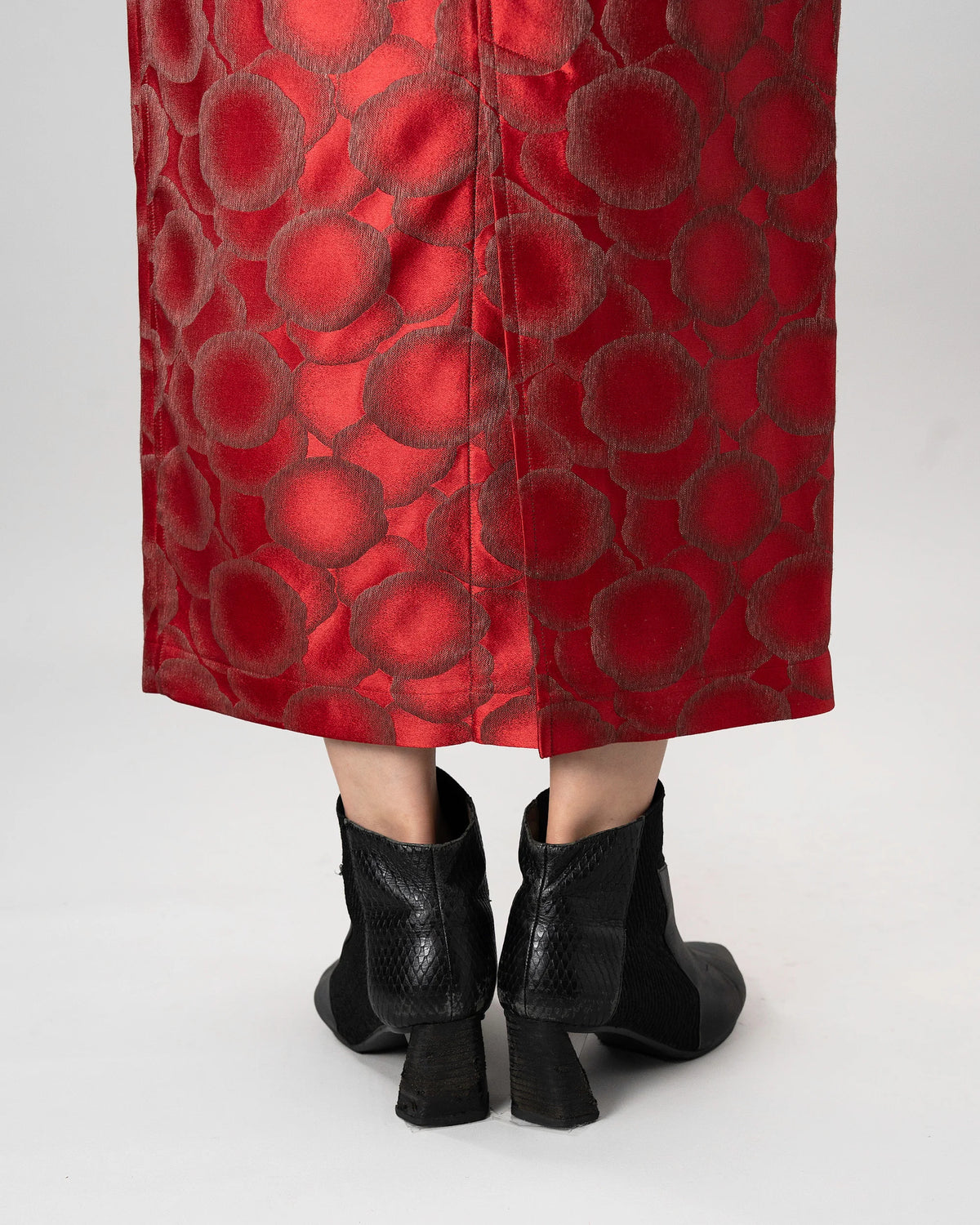 JACQUARD ZIP SKIRT