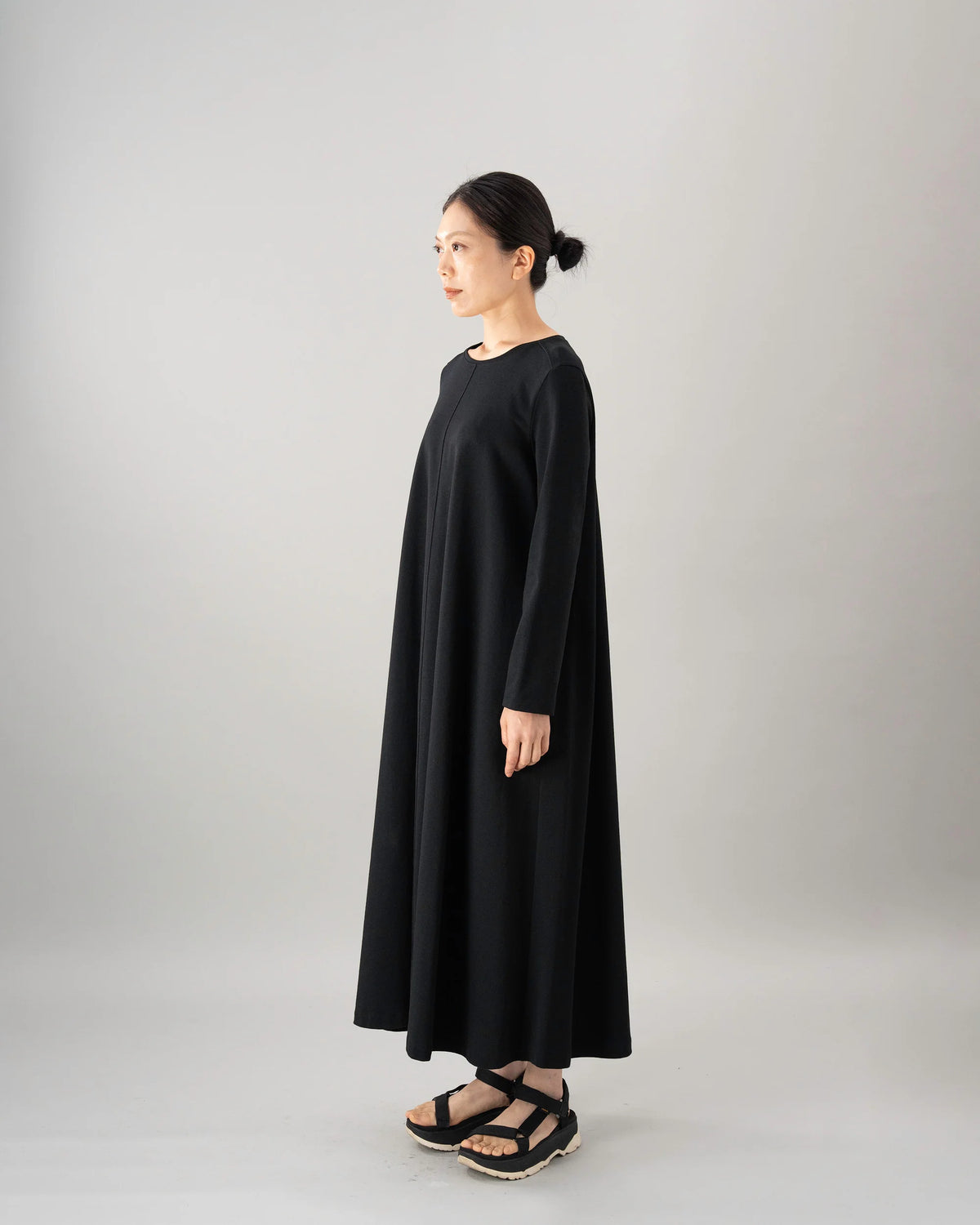 LONG-T DRESS (BLACK)