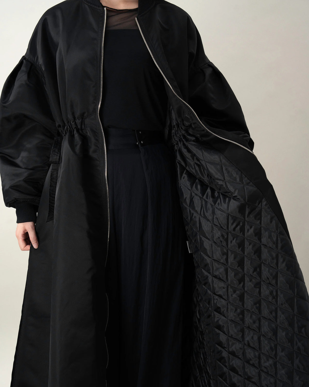 MA-1 DRESS (BLACK)