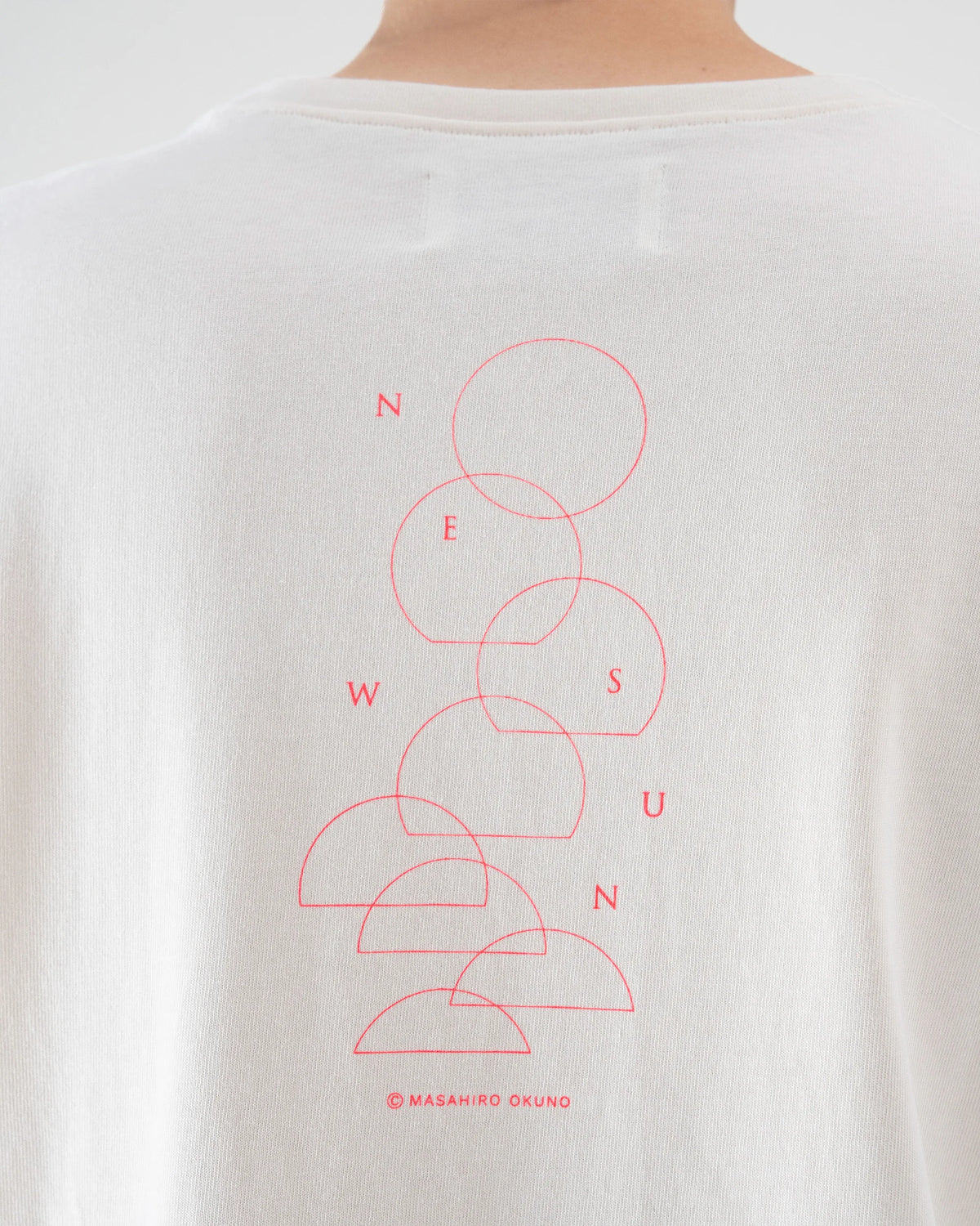 NEW SUN T-SHIRT (IVORY×PINK)