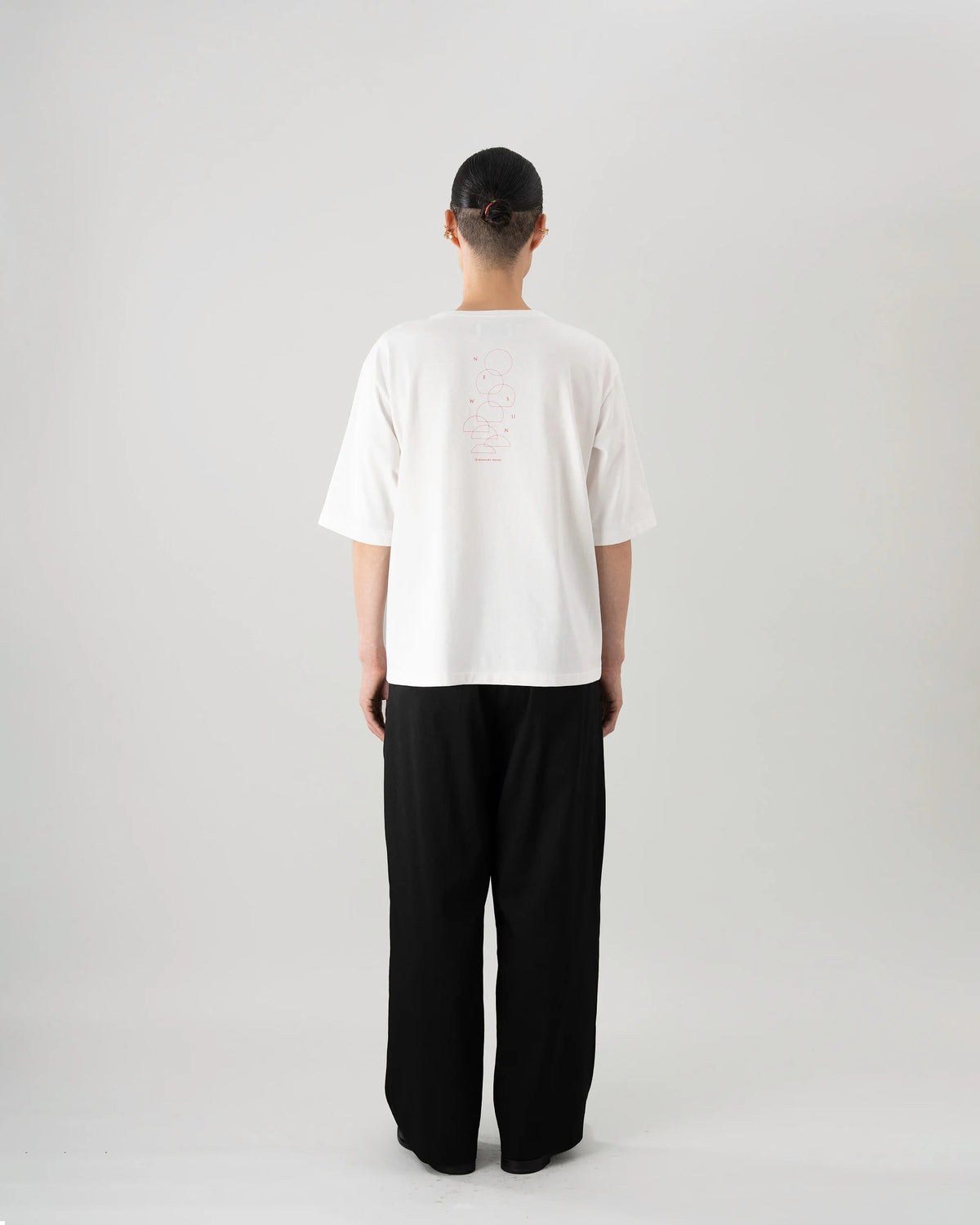 NEW SUN T-SHIRT (WHITE×RED)