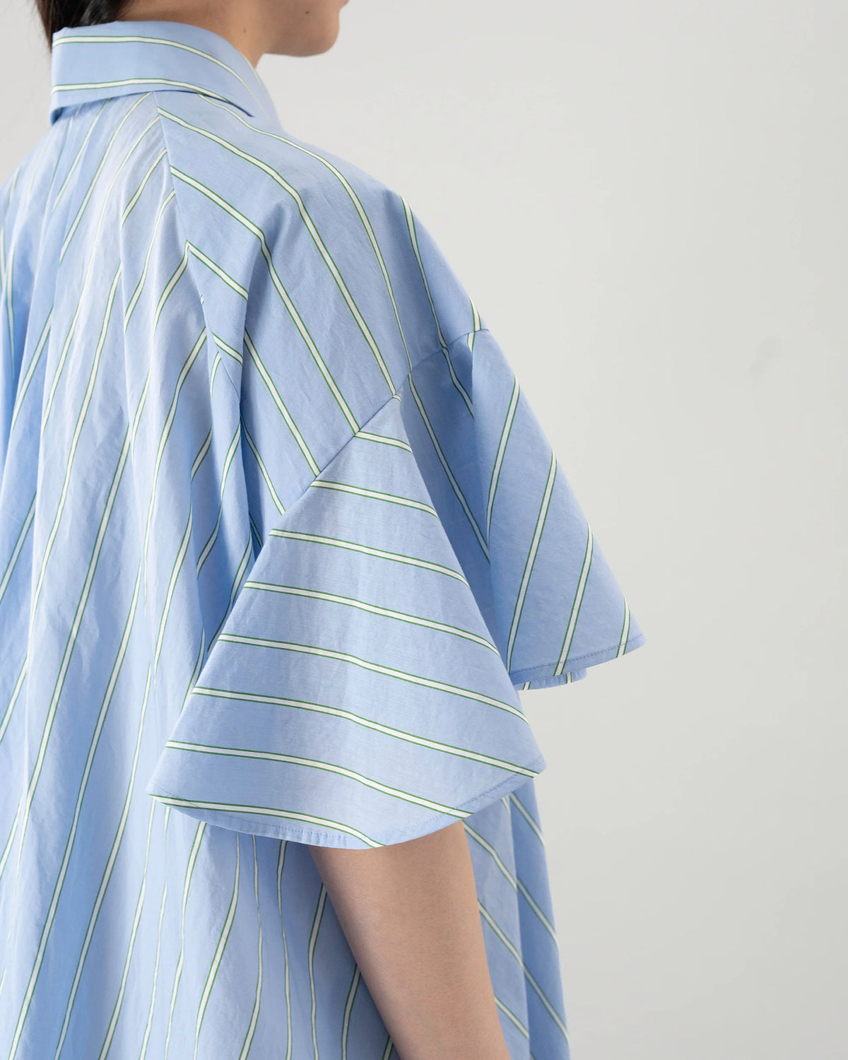 SHIRT DRESS (BLUE STRIPE)
