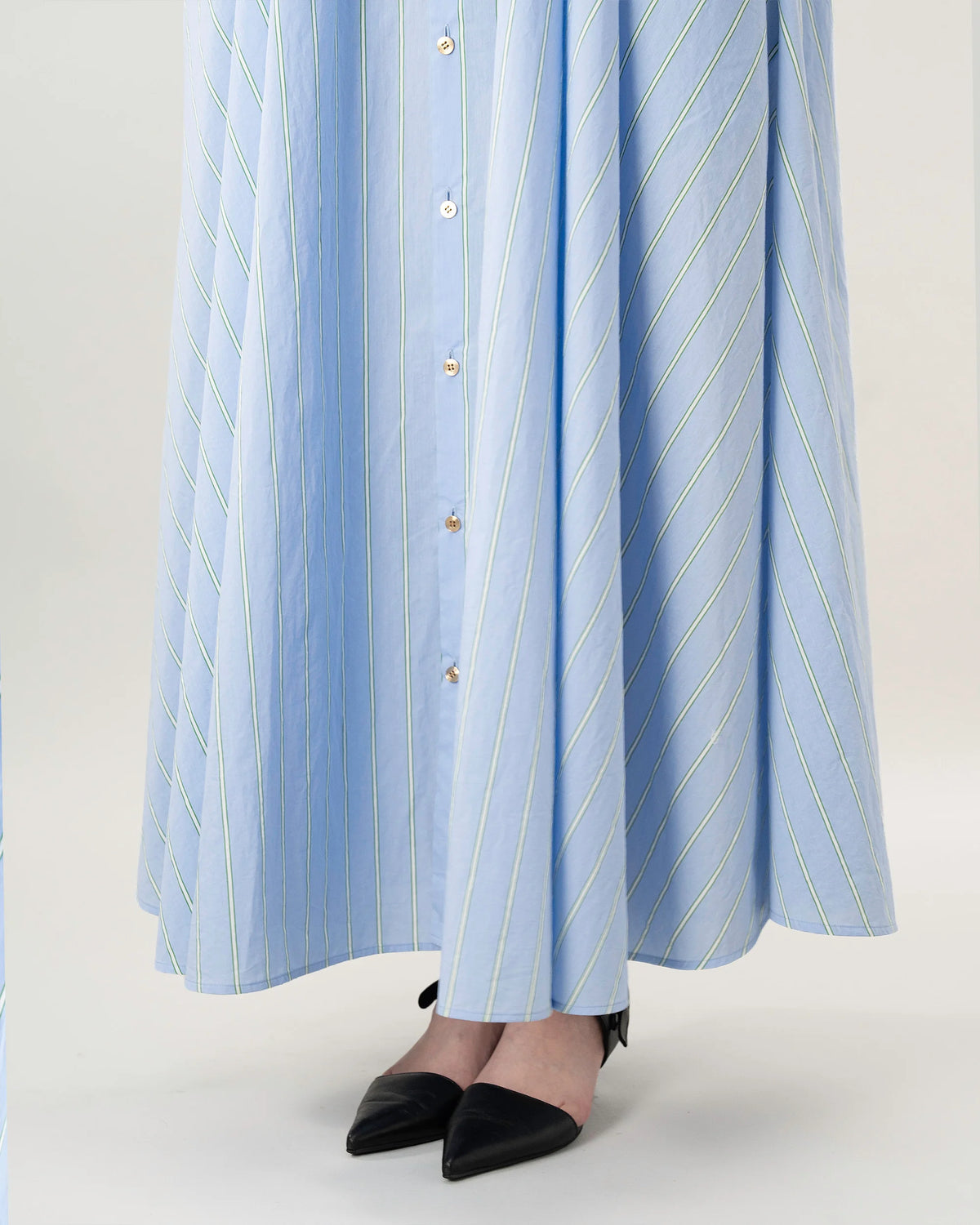 SHIRT DRESS (BLUE STRIPE)