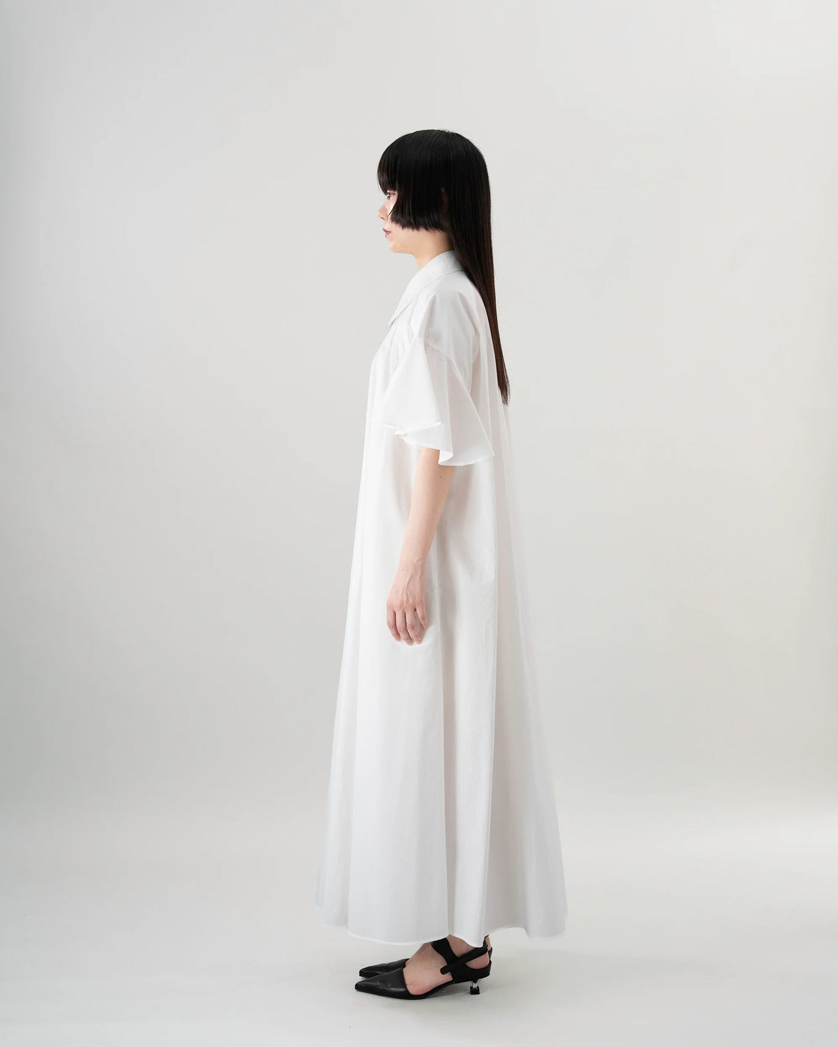 SHIRT DRESS (WHITE)
