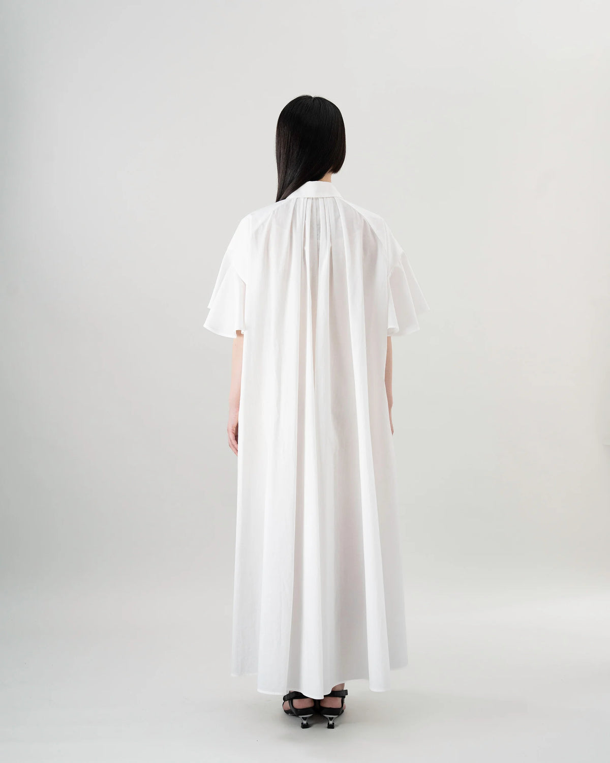 SHIRT DRESS (WHITE)