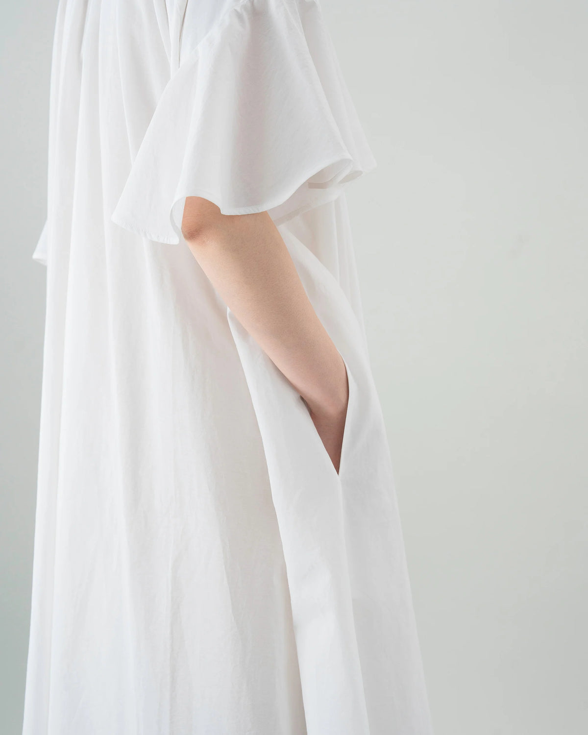 SHIRT DRESS (WHITE)