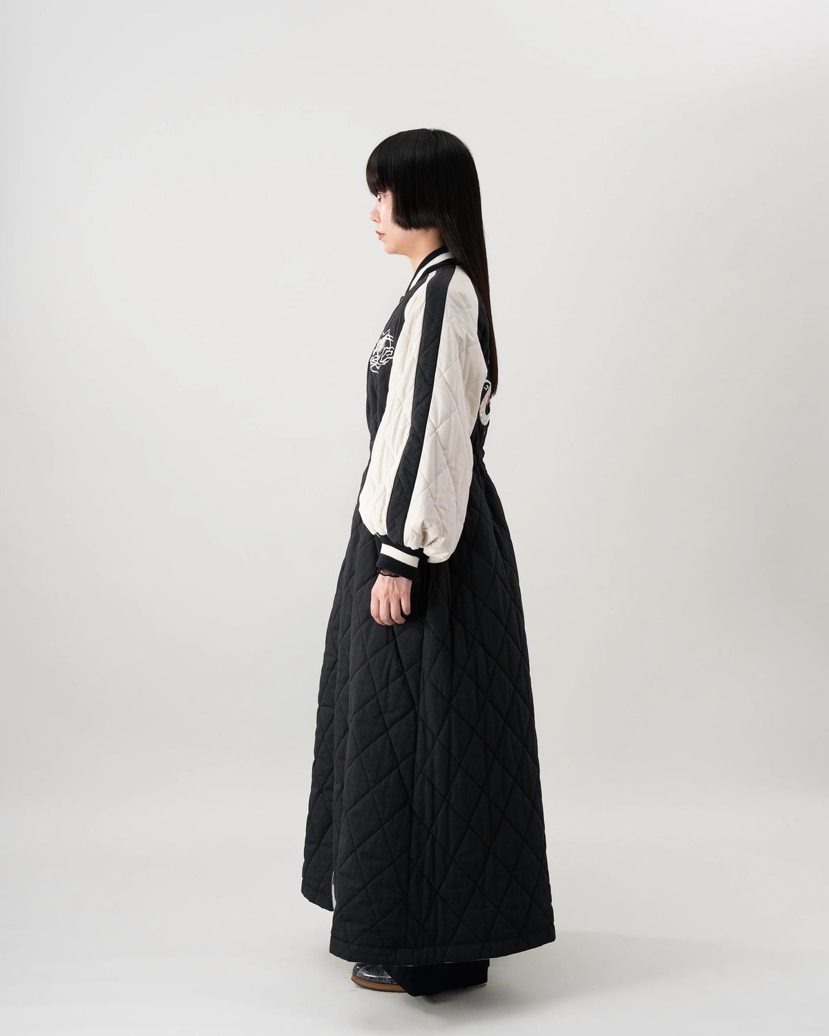 SKAJAN DRESS (BEIGE×PINK)