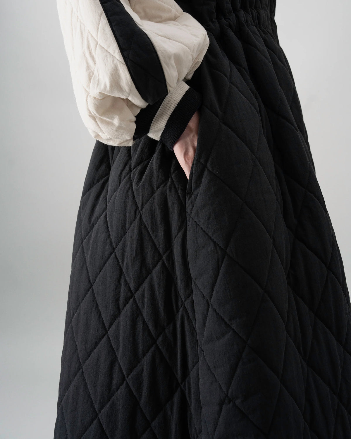 SKAJAN DRESS (BEIGE×PINK)