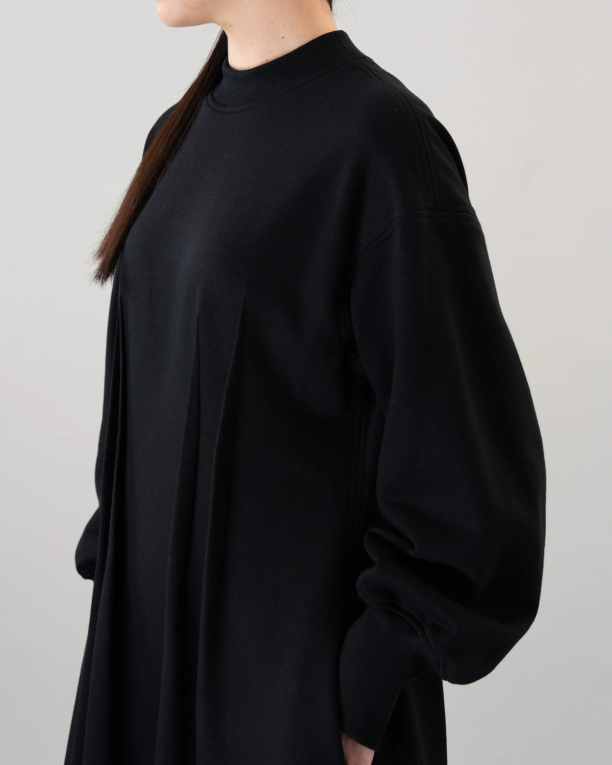 SWEAT DRESS (BLACK)