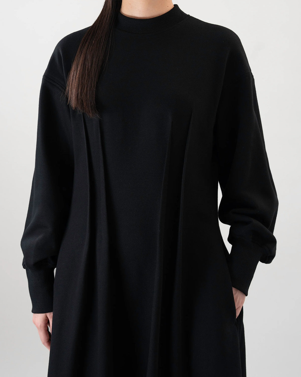 SWEAT DRESS (BLACK)