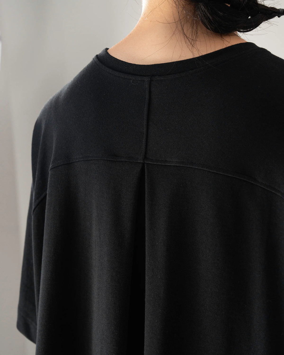 T-SHIRT FLARED DRESS (BLACK)