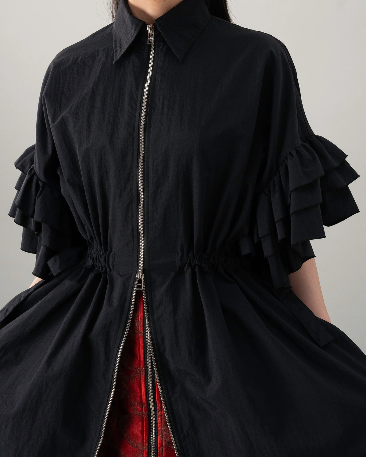 ZIP DRESS (BLACK)