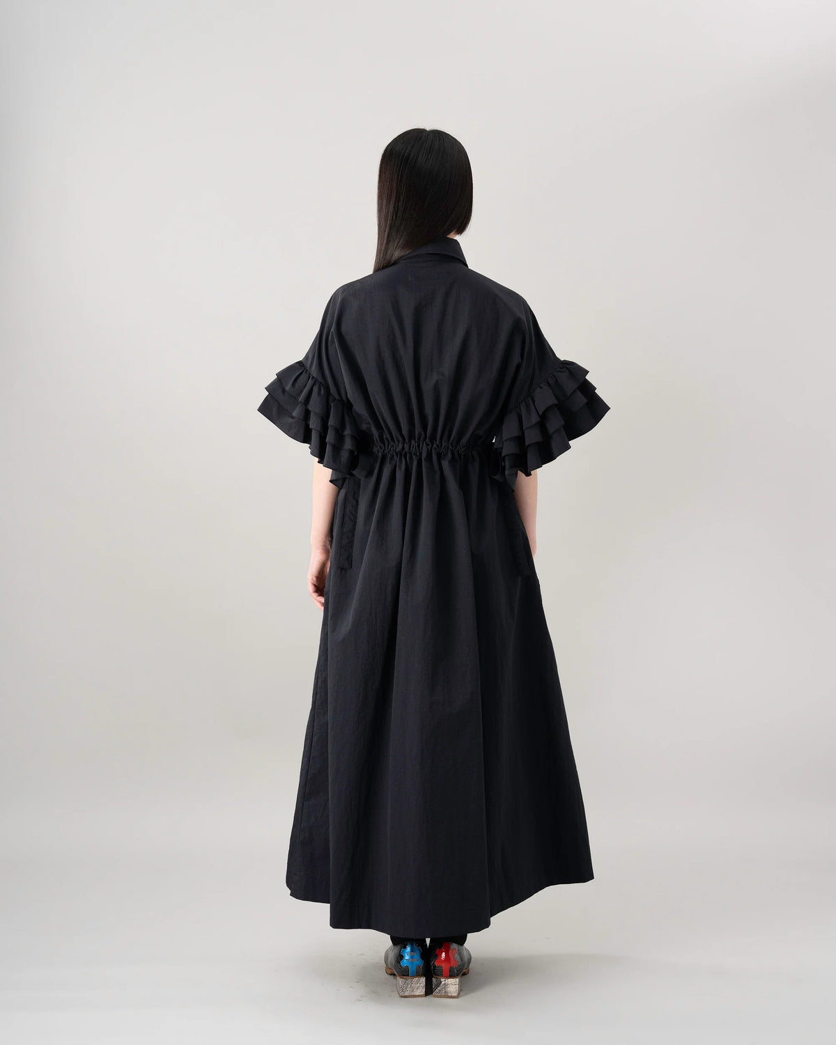 ZIP DRESS (BLACK)
