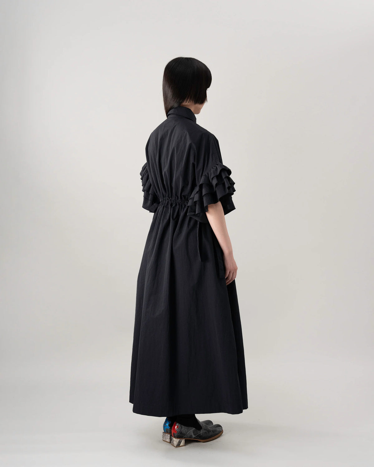 ZIP DRESS (BLACK)